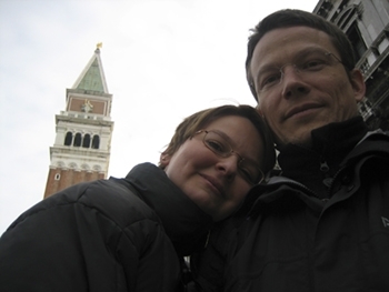 Der Campanile ist leicht auf der Schulter